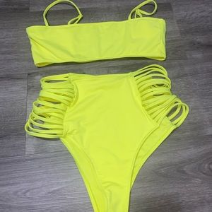 High waisted bikini